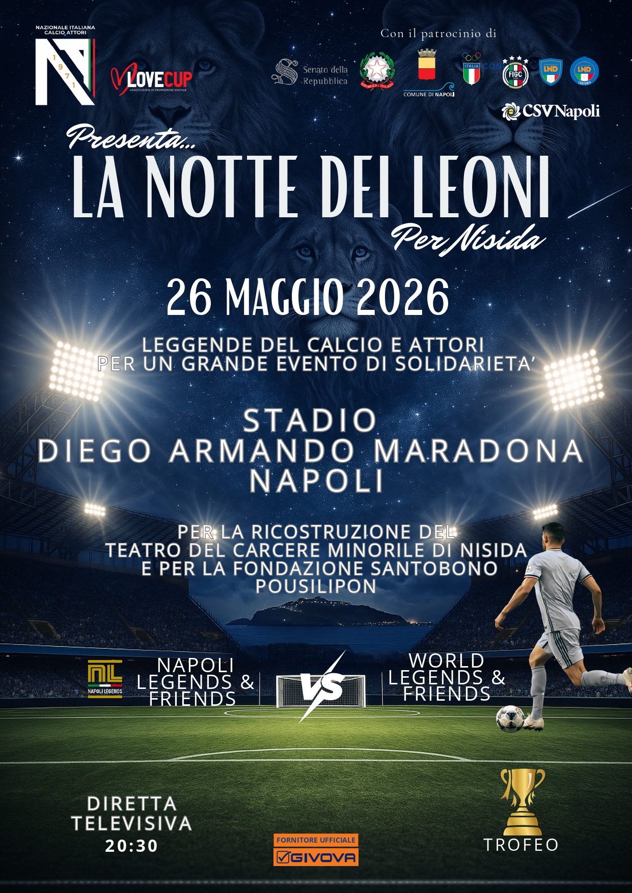 LA NOTTE DEI LEONI — STADIO D10S ARMANDO MARADONA —
